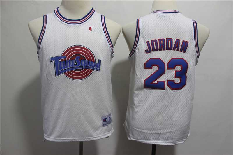 Youth Tune Squad 23 Michael Jordan White Movie Jersey,We sell and wholesale Youth Tune Squad 23 Michael Jordan White Movie Jersey on line form chian!